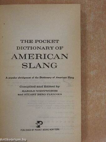 The Pocket Dictionary of American Slang