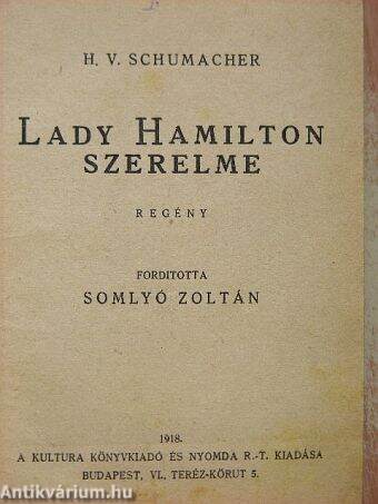 Lady Hamilton szerelme