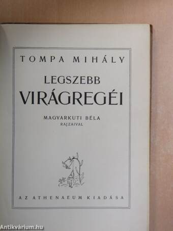 Tompa Mihály legszebb virágregéi