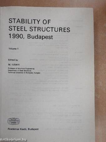 Stability of steel structures 1. (töredék)