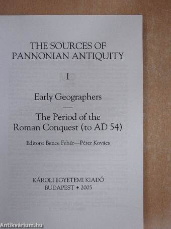 Early Geographers - The Period of the Roman Conquest (to AD 54)/Scriptores geographici antiquiores - Aetas occupationis Romanae (usque ad a. D. 54)