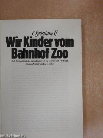 Wir Kinder vom Bahnhof Zoo