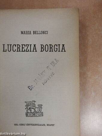 Lucrezia Borgia