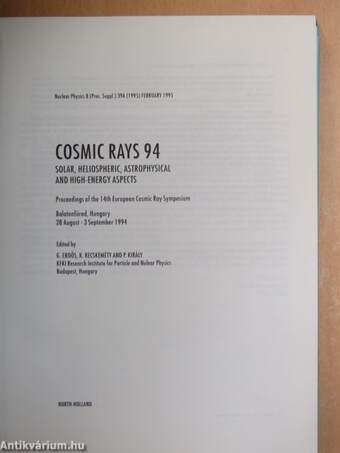 Cosmic Rays 94