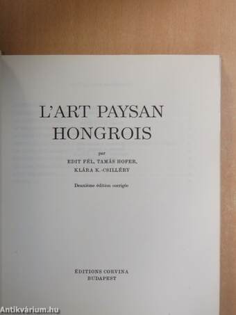 L'Art Paysan Hongrois