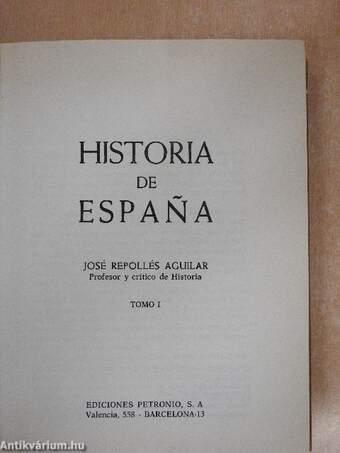 Historia de Espana I.