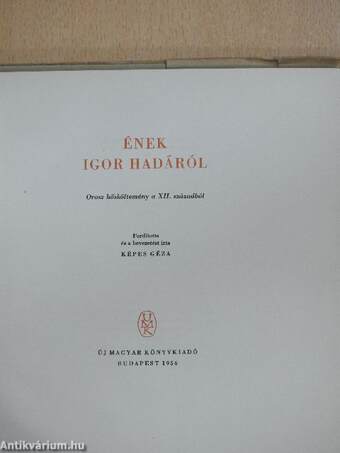 Ének Igor hadáról