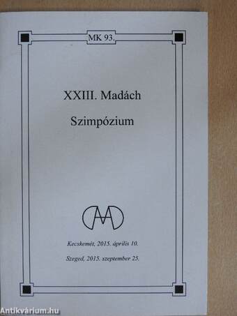 XXIII. Madách Szimpózium