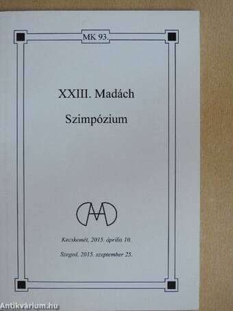 XXIII. Madách Szimpózium