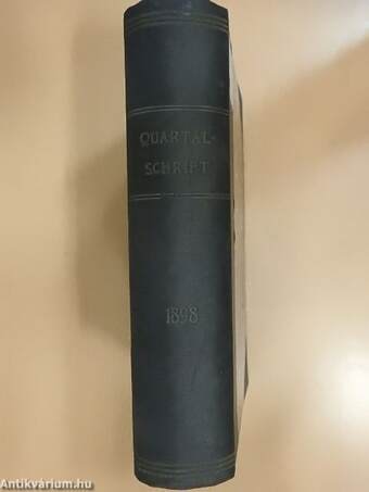 Theologisch-praktische Quartal-Schrift 1898/1-4. (gótbetűs)