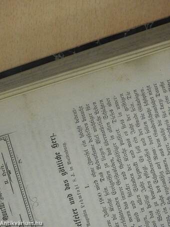 Theologisch-praktische Quartal-Schrift 1900/1-4. (gótbetűs)