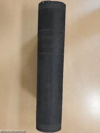 Theologisch-praktische Quartal-Schrift 1905/1-4. (gótbetűs)