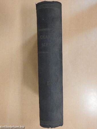 Theologisch-praktische Quartal-Schrift 1906/1-4. (gótbetűs)