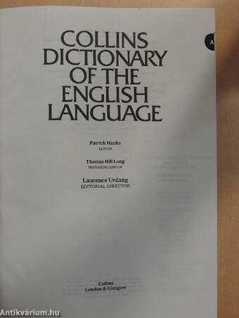 Collins Dictionary of the English Language