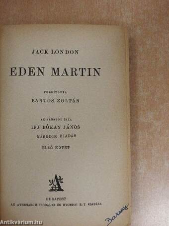 Eden Martin I-II.