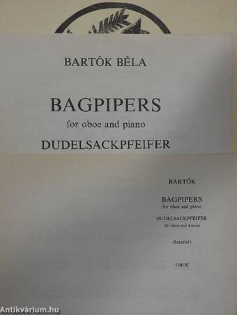 Bagpipers for oboe and piano/Dudelsackpfeifer für Oboe und Klavier