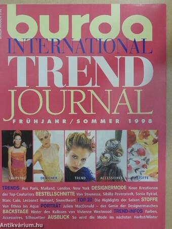 Burda International Trend Journal Frühling/Sommer 1998