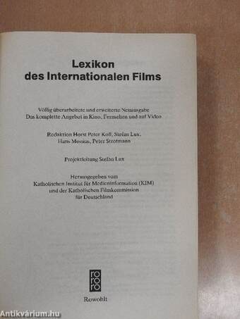 Lexikon des Internationalen Films (1-10)