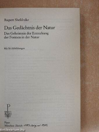 Das Gedächtnis der Natur