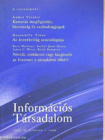 Információs Társadalom 2002/1.