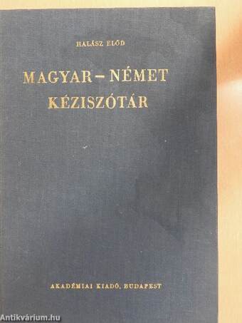 Magyar-német kéziszótár