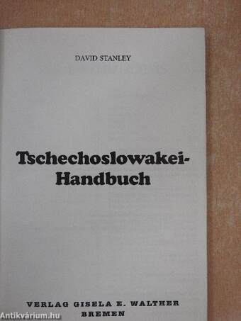 Tschechoslowakei-Handbuch