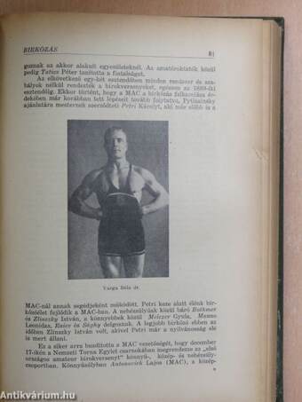 A magyar sport reneszánszának története 1896-tól napjainkig I-II.