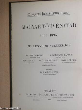 1869-1871. évi törvényczikkek