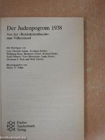 Der Judenpogrom 1938