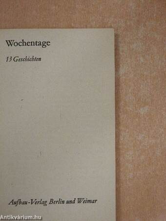 Wochentage