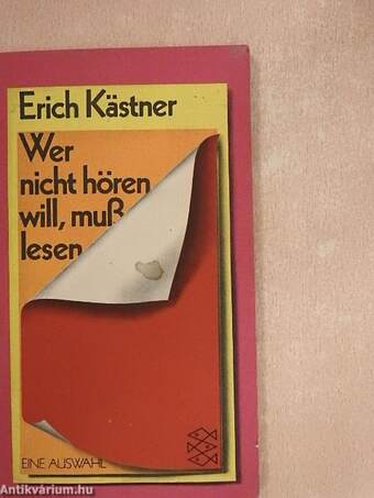 Wer nicht hören will, muß lesen