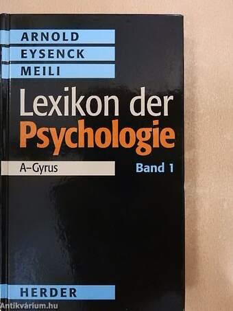 Lexikon der Psychologie 1-3.