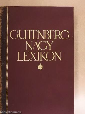 Gutenberg Nagy Lexikon VII. (töredék)