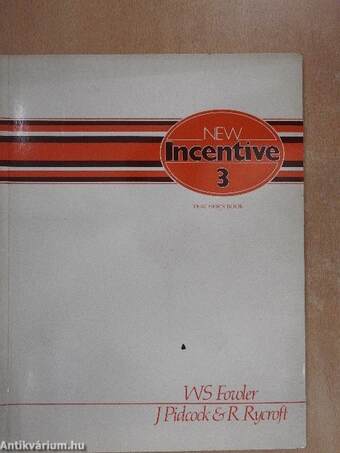 New Incentive 3. - Teacher's book