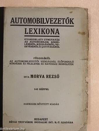 Automobilvezetők lexikona