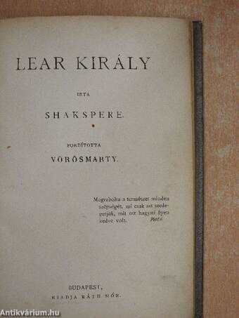 Lear Király