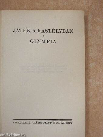 Játék a kastélyban/Olympia