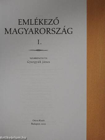 Emlékező Magyarország I-II./Vérző Magyarország