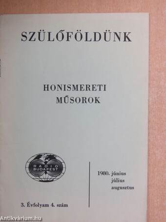 Szülőföldünk 1980. június-augusztus