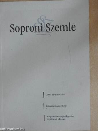 Soproni Szemle 2009/3
