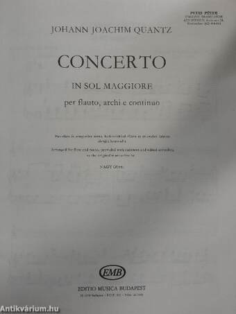 Concerto in sol maggiore