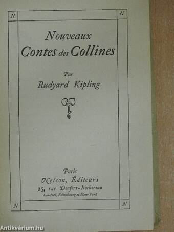 Nouveaux Contes des Collines