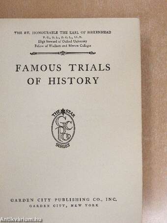 Famous Trials of History