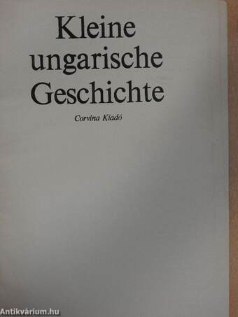 Kleine ungarische Geschichte