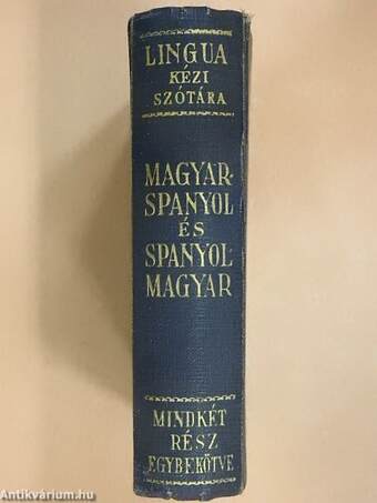 Magyar-spanyol és spanyol-magyar zsebszótár