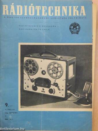 Rádiótechnika 1954, 1956-1957. (vegyes számok) (13 db)
