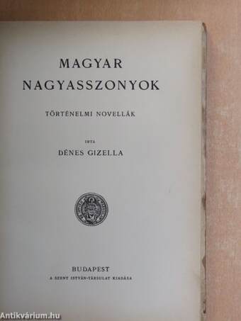 Magyar nagyasszonyok