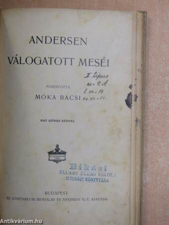 Andersen válogatott meséi