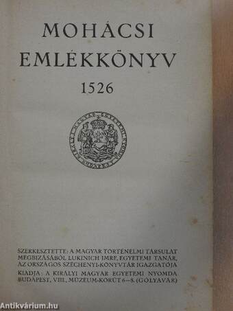 Mohácsi emlékkönyv 1526