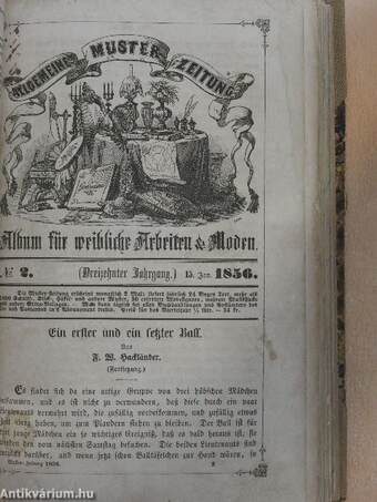 Allgemeine Muster-Zeitung 1856. (nem teljes évfolyam) (gótbetűs)